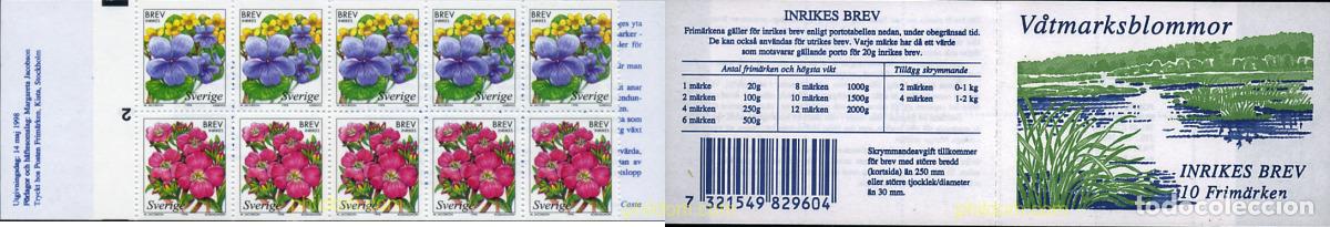 Sellos: 2176 MNH SUECIA 1998 FLORES DE PANTANO