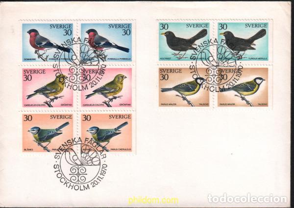 Sellos: 544211 MNH SUECIA 1970 AVES