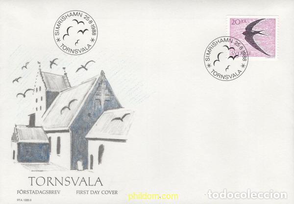 Sellos: 396665 MNH SUECIA 1988 AVES