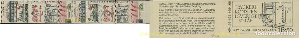 Sellos: 3155 MNH SUECIA 1983 500 ANIVERSARIO DE LA IMPRENTA EN SUECIA