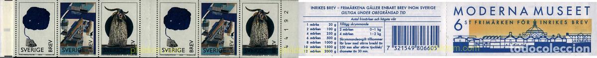 Sellos: 3166 MNH SUECIA 1998 MUSEO DE ARTE MODERNO DE ESTOCOLMO.