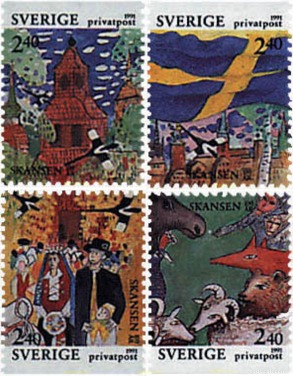Sellos: 32775 MNH SUECIA 1991 SELLOS DE DESCUENTO