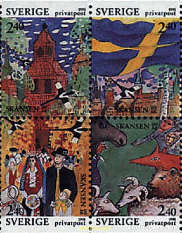 Sellos: 112757 MNH SUECIA 1991 SELLOS DE DESCUENTO