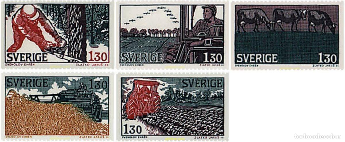 Sellos: 40929 MNH SUECIA 1979 A&Ntilde;O DEL AGRICULTOR