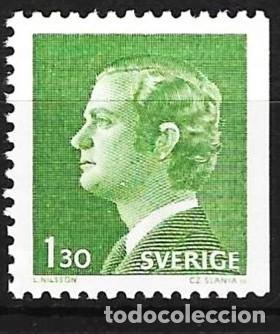 Sellos: Suecia 1978 - Mi 935 xDr - YT 993 - El rey Carlos XVI Gustavo - MNG