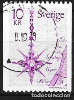 Sellos: Suecia 1978 - Mi 1037 - YT 1019 - La Flecha del Norte