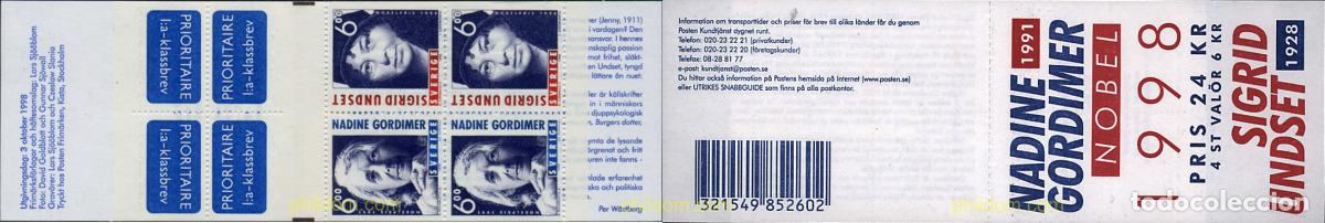Sellos: 3233 MNH SUECIA 1998 PREMIOS NOBEL