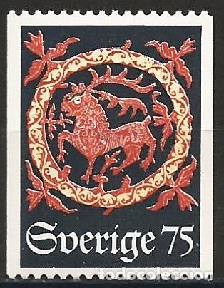 Sellos: Suecia 1974 - Mi 875 - YT 859 - Navidad : Bordado - MNH**