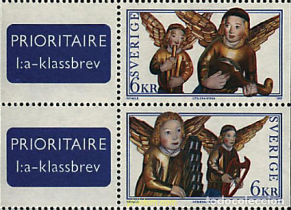 Sellos: 24983 MNH SUECIA 1997 NAVIDAD. RETABLO DE LA IGLESIA DE LITSLENA