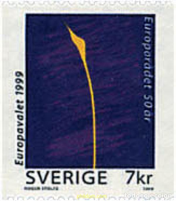 Sellos: 65954 MNH SUECIA 1999 50 ANIVERSARIO DEL CONSEJO DE EUROPA