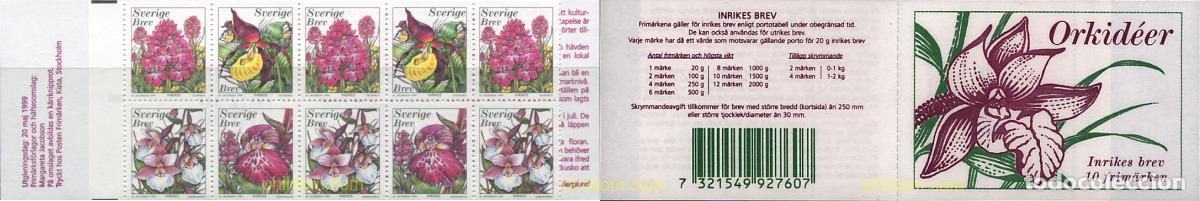 Sellos: 2177 MNH SUECIA 1999 ORQUIDEAS