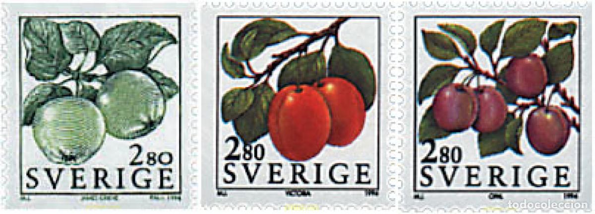 Sellos: 73777 MNH SUECIA 1994 FRUTAS