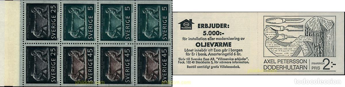Sellos: 2130 MNH SUECIA 1968 CENTENARIO DEL NACIMIENTO DE AXEL PETERSSON