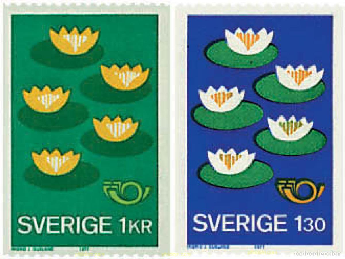 Sellos: 96456 MNH SUECIA 1977 NORDEN 77. CONVENCION PARA LA PROTECCION DE LA NATURALEZA