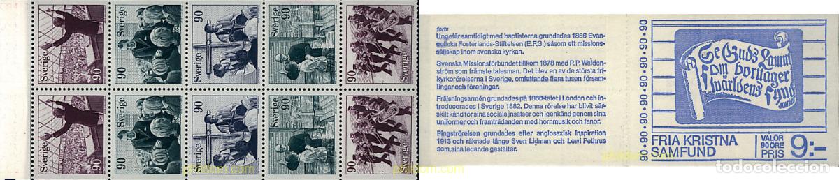 Selos: 2870 MNH SUECIA 1978 IGLESIAS CRISTIANAS LIBRES