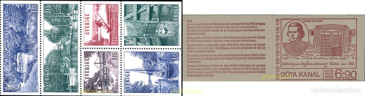 Selos: 2871 MNH SUECIA 1979 TURISMO