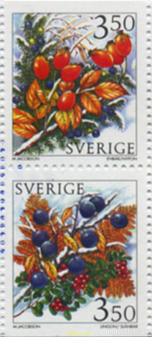 Sellos: 113706 MNH SUECIA 1996 FRUTOS DE INVIERNO