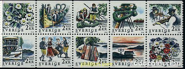 Timbres: 112320 MNH SUECIA 1988 SELLOS DE DESCUENTO