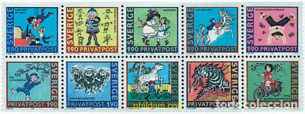 Sellos: 112190 MNH SUECIA 1987 SELLOS DE DESCUENTO