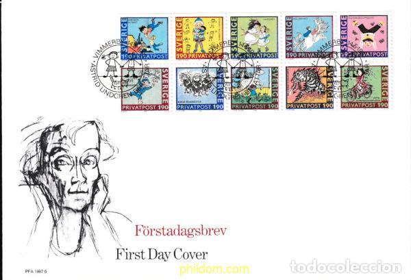 Sellos: 544321 MNH SUECIA 1987 SELLOS DE DESCUENTO