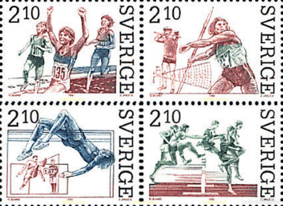 Sellos: 105982 MNH SUECIA 1986 ATLETISMO SUECO