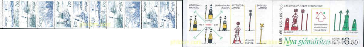 Timbres: 2133 MNH SUECIA 1982 NUEVA SE&Ntilde;ALIZACION DE BALIZAS