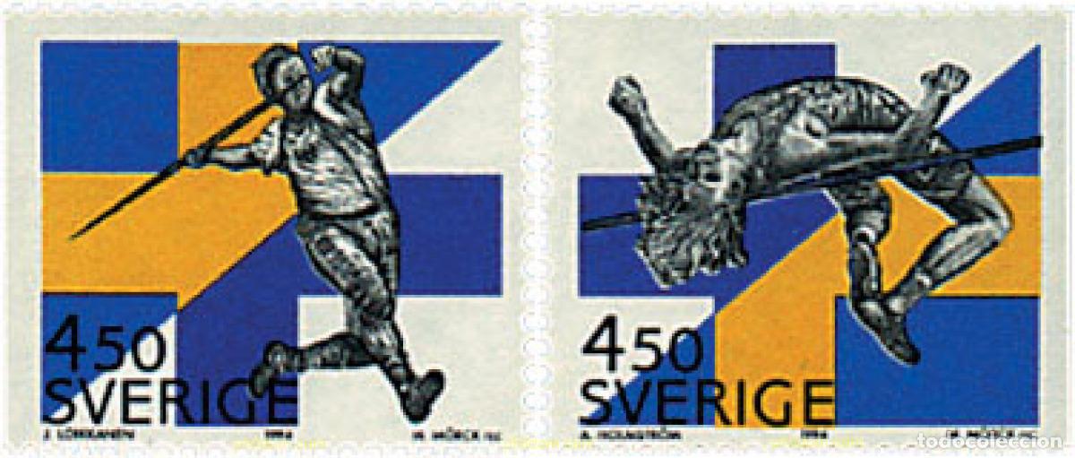 Stamps: 80669 MNH SUECIA 1994 COMPETICION DEPORTIVA FINLANDIA-SUECIA