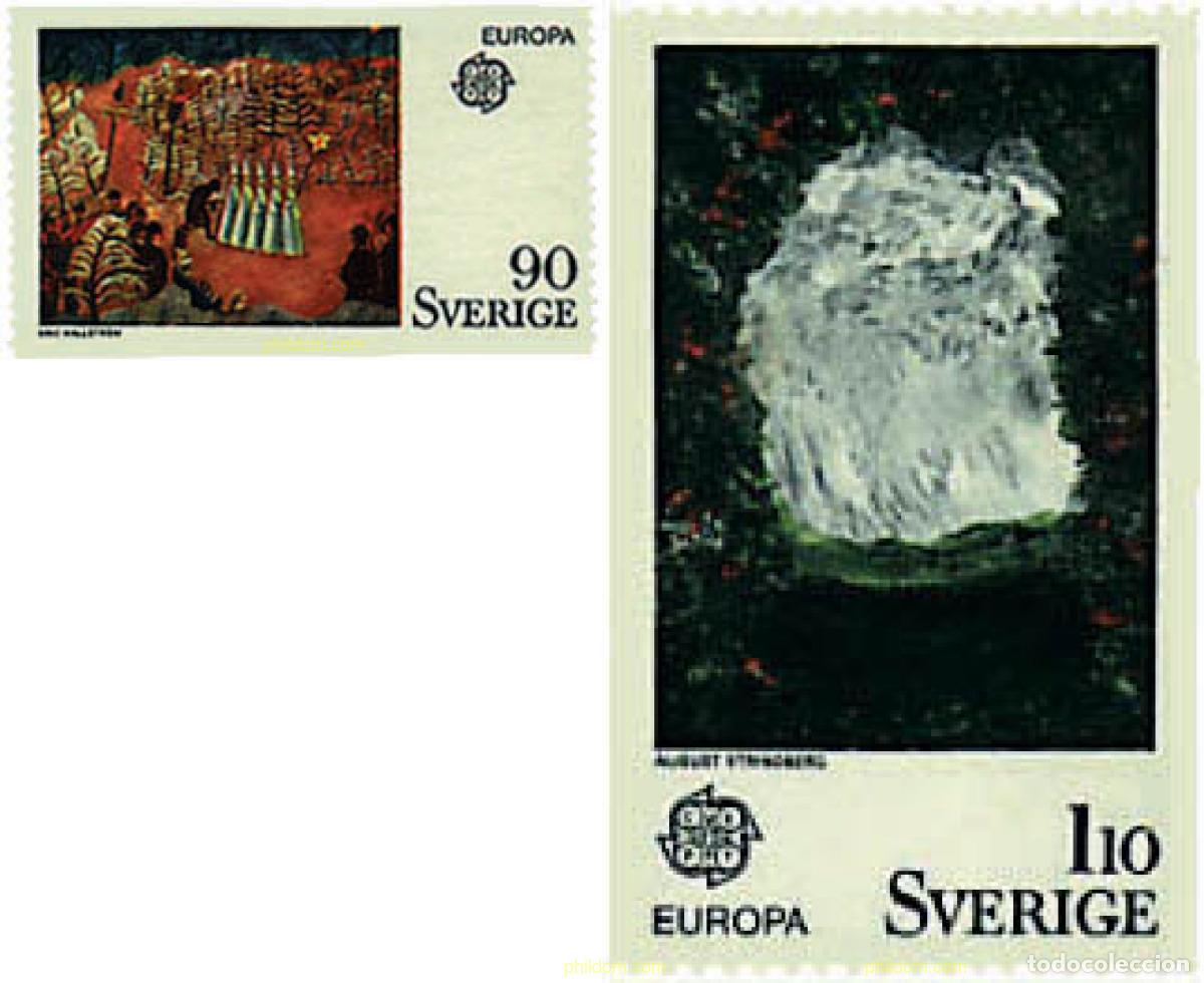 Sellos: 62280 MNH SUECIA 1975 EUROPA CEPT. PINTURAS