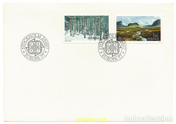 Sellos: 23797 MNH SUECIA 1977 EUROPA CEPT. PAISAJES