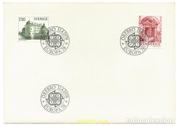 Sellos: 23827 MNH SUECIA 1978 EUROPA CEPT. ARQUITECTURA