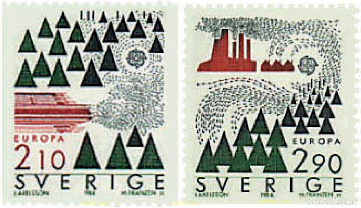 Timbres: 64109 MNH SUECIA 1986 EUROPA CEPT. PATRIMONIO ARTISTICO Y NATURAL