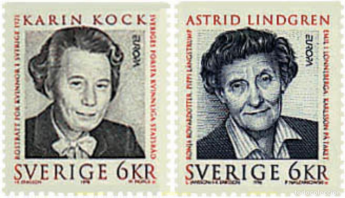 Selos: 63035 MNH SUECIA 1996 EUROPA CEPT. MUJERES CELEBRES