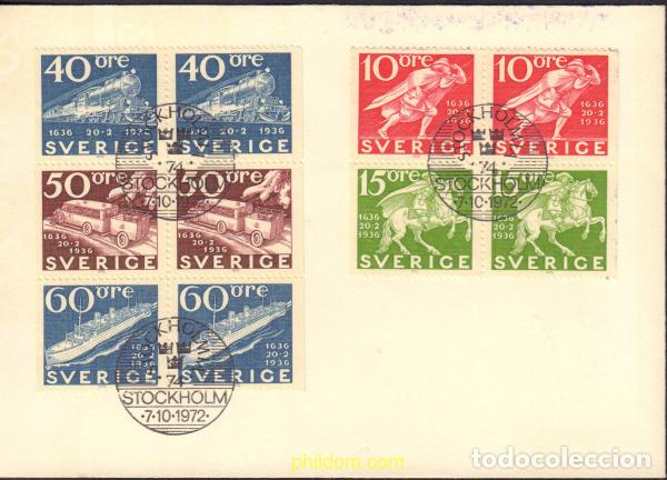 Sellos: 544178 MNH SUECIA 1972 STOCKHOLMIA 74. EXPOSICION FILATELICA INTERNACIONAL