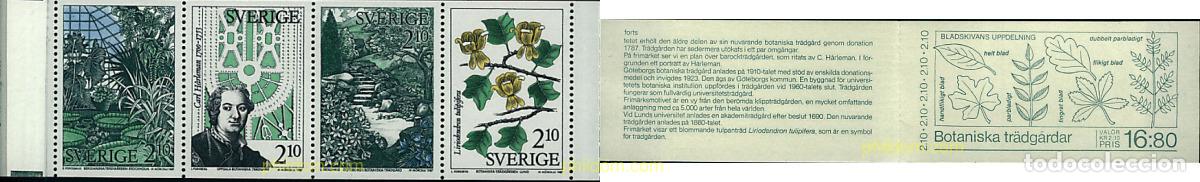 Sellos: 2169 MNH SUECIA 1987 JARDINES BOTANICOS