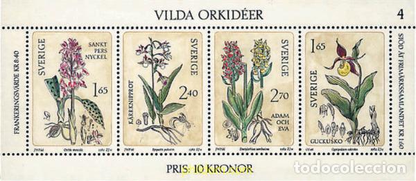 Timbres: 97965 MNH SUECIA 1982 ORQUIDEAS SILVESTRES