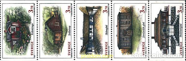 Sellos: 113512 MNH SUECIA 1995 CASAS SUECAS