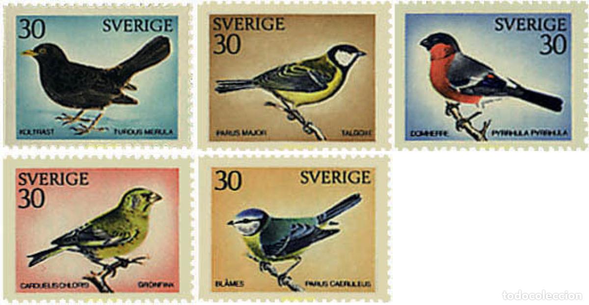 Stamps: 70404 MNH SUECIA 1970 AVES