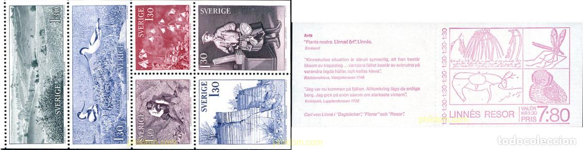 Sellos: 2132 MNH SUECIA 1978 BICENTENARIO DE LA MUERTE DE CARL VON LINNE