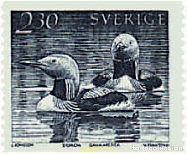 Sellos: 209619 MNH SUECIA 1986 PAJAROS ACUATICOS