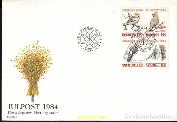 Sellos: 544220 MNH SUECIA 1984 PAJAROS DE INVIERNO