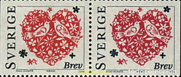 Stamps: 364273 MNH SUECIA 1998 SAN VALENTIN