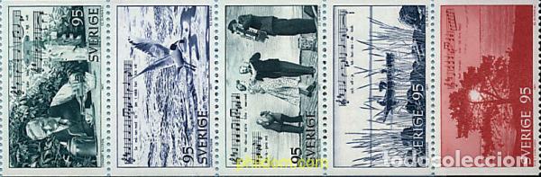 Sellos: 113142 MNH SUECIA 1977 HOMENAJE AL POETA EVERT TAUBE
