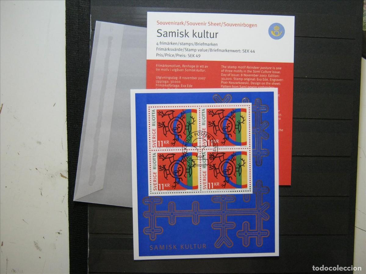 Timbres: SUECIA 2007 HOJA BLOQUE YVERT HB 38 SOUVENIR EDICI&Oacute;N LIMITADA LUJO.