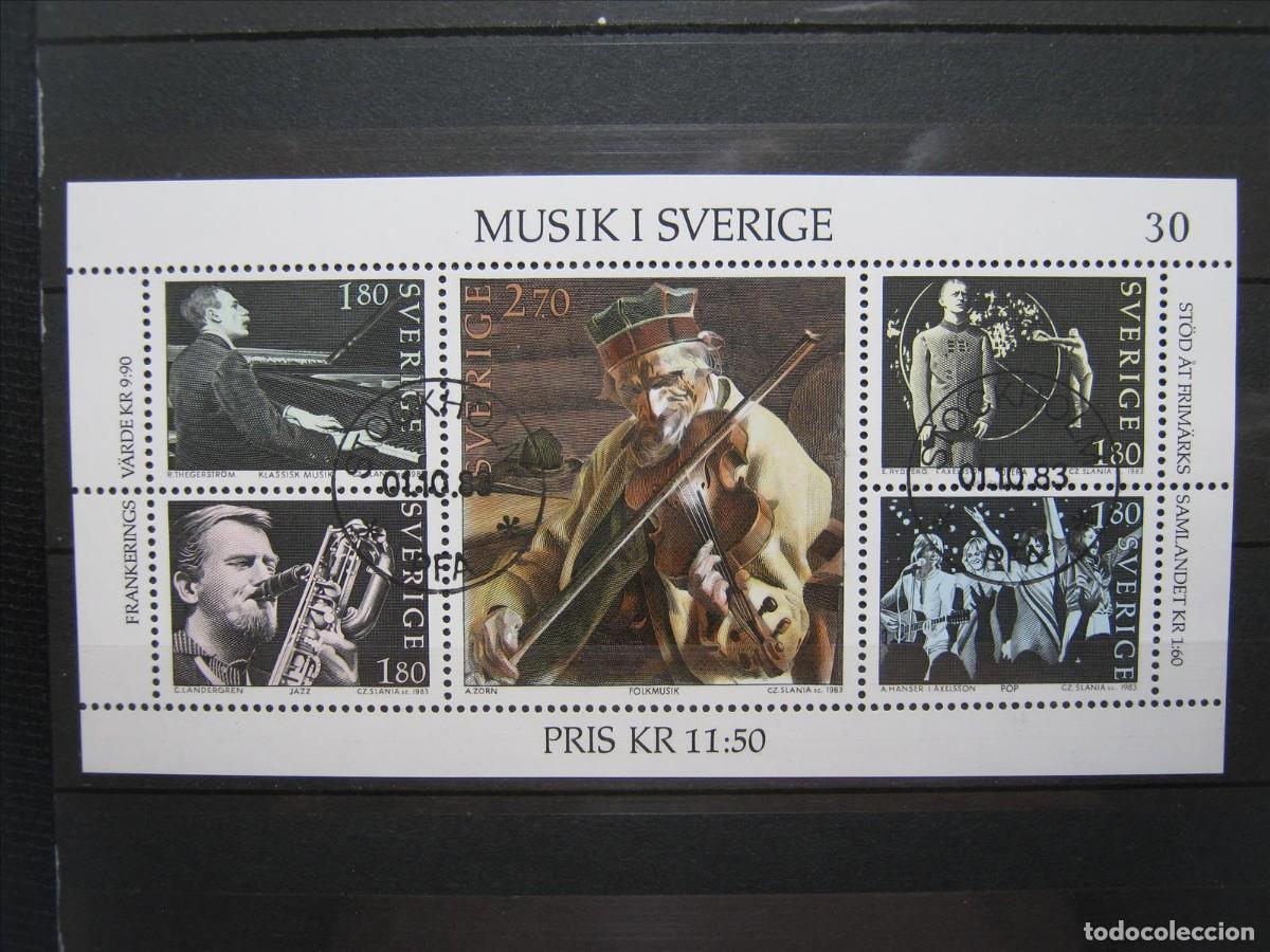 Timbres: SUECIA 1983 SERIE YVERT 1235/1239 USADOS PERFECTOS.