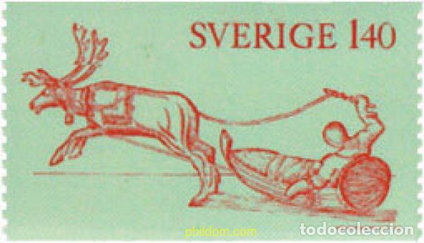 Sellos: 70410 MNH SUECIA 1972 TRINEO