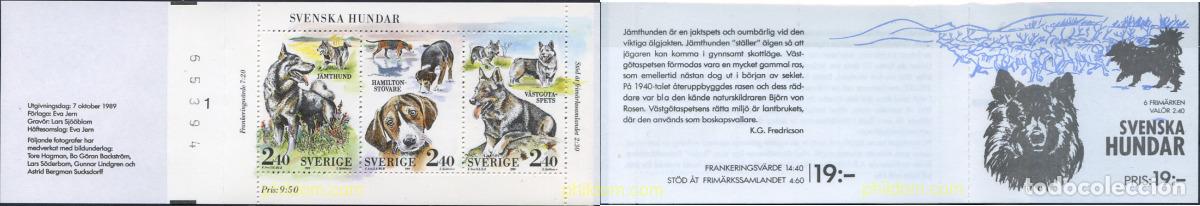 Sellos: 2608 MNH SUECIA 1989 CENTENARIO DEL CLUB CANINO SUECO