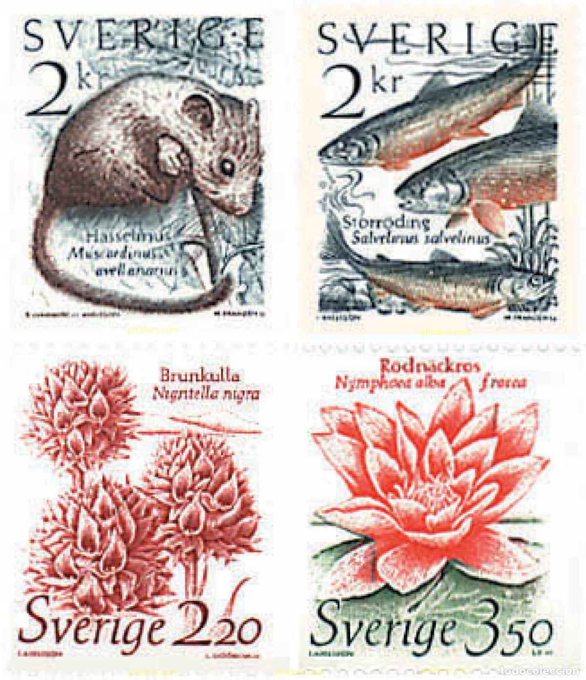 Sellos: 93673 MNH SUECIA 1985 PROTECCION DE LA NATURALEZA