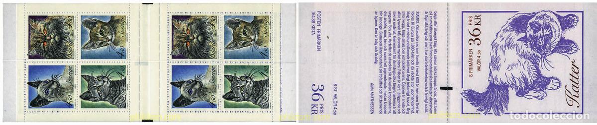 Sellos: 2894 MNH SUECIA 1994 GATOS DE RAZA