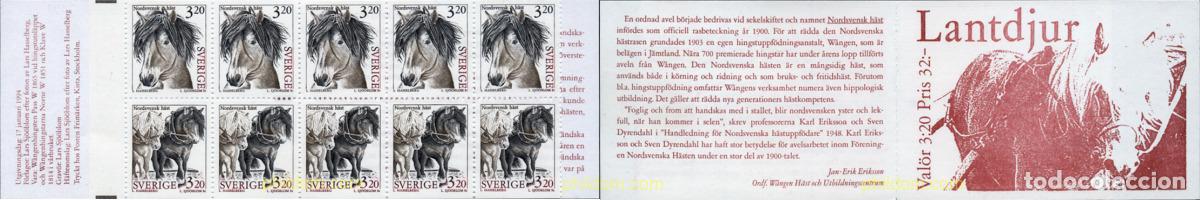 Sellos: 3163 MNH SUECIA 1994 GANADERIA
