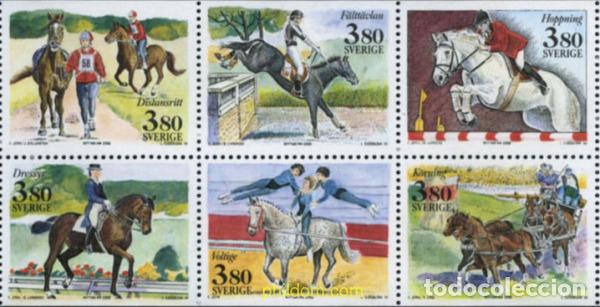 Sellos: 112622 MNH SUECIA 1990 JUEGOS MUNDIALES ECUESTRES EN ESTOCOLMO